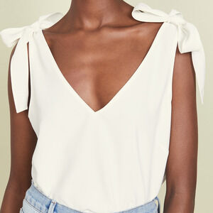 Amanda Uprichard Josephina Top in White